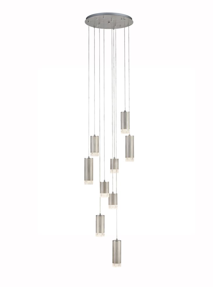 Cordelia Pendant, Cluster, Brushed Satin Nickel, GU10, IP20