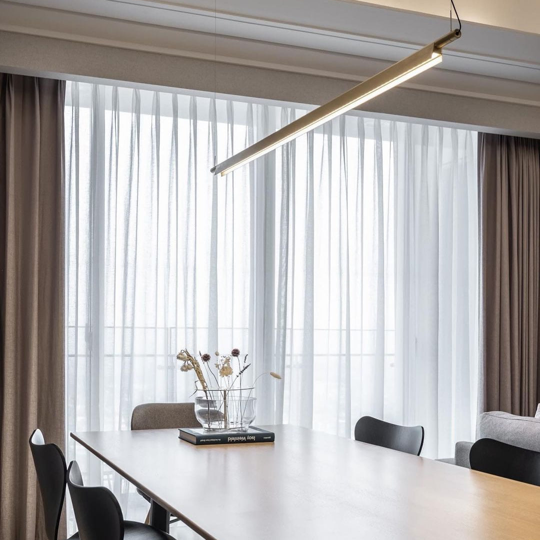 Compendium Linear Pendant, Brass, LED, 33W, Phase Dim, IP20