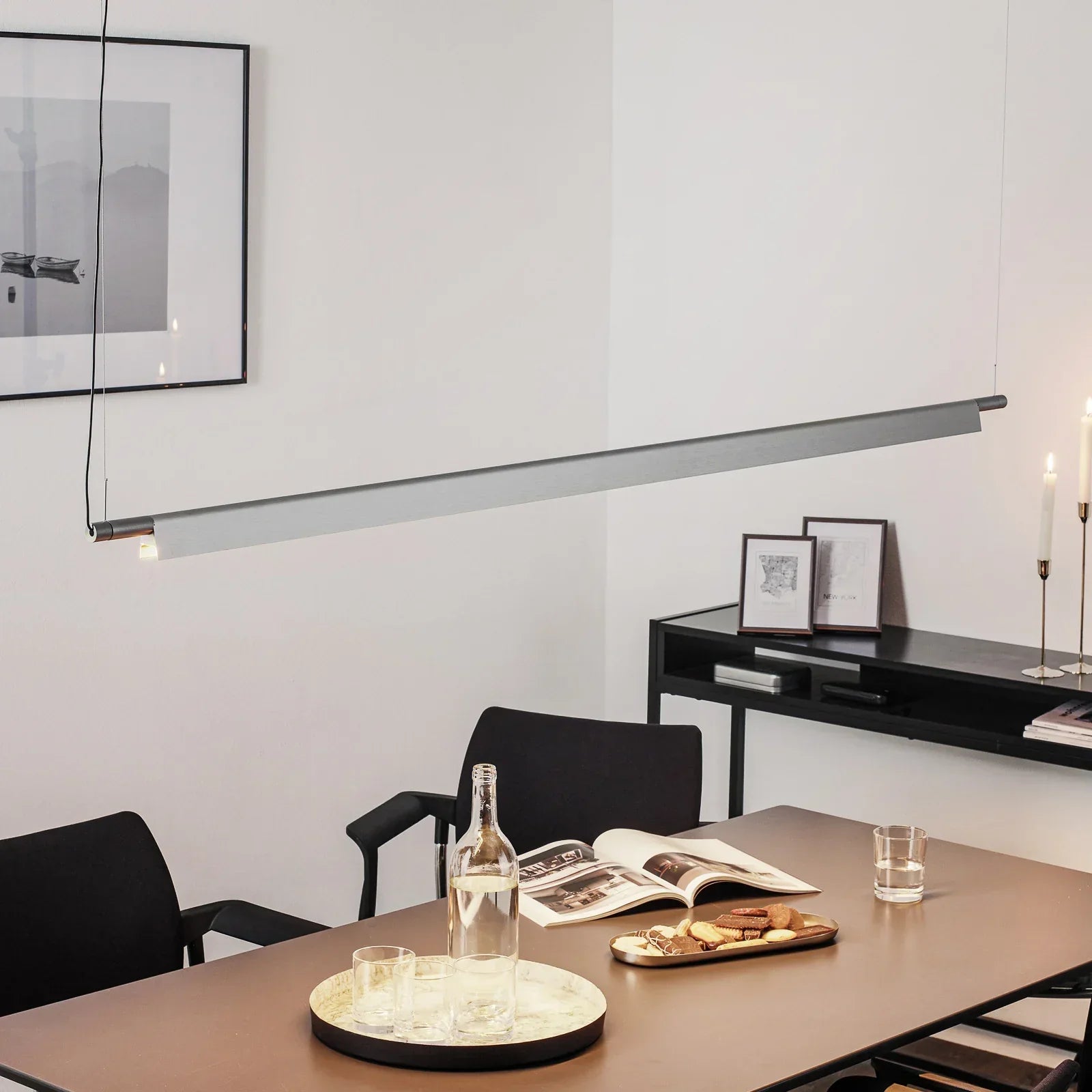 Compendium Linear Pendant, Aluminium, LED, 33W, Phase Dim, IP20 ...