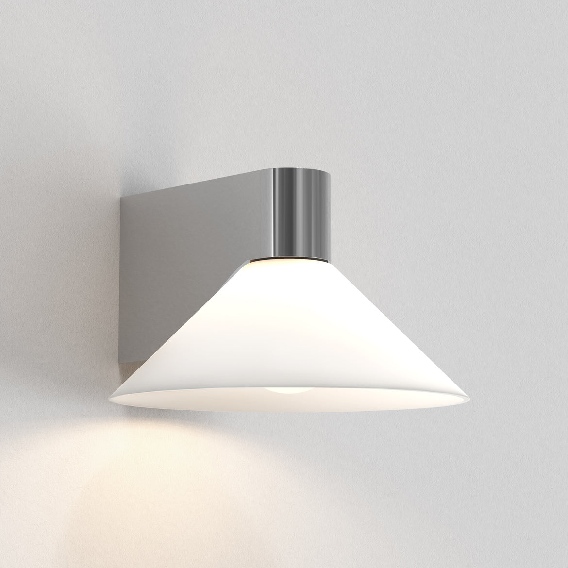 Conic Wall Light, Chrome, G9, IP44