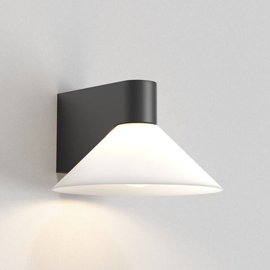 Conic Wall Light, Black, G9, IP44