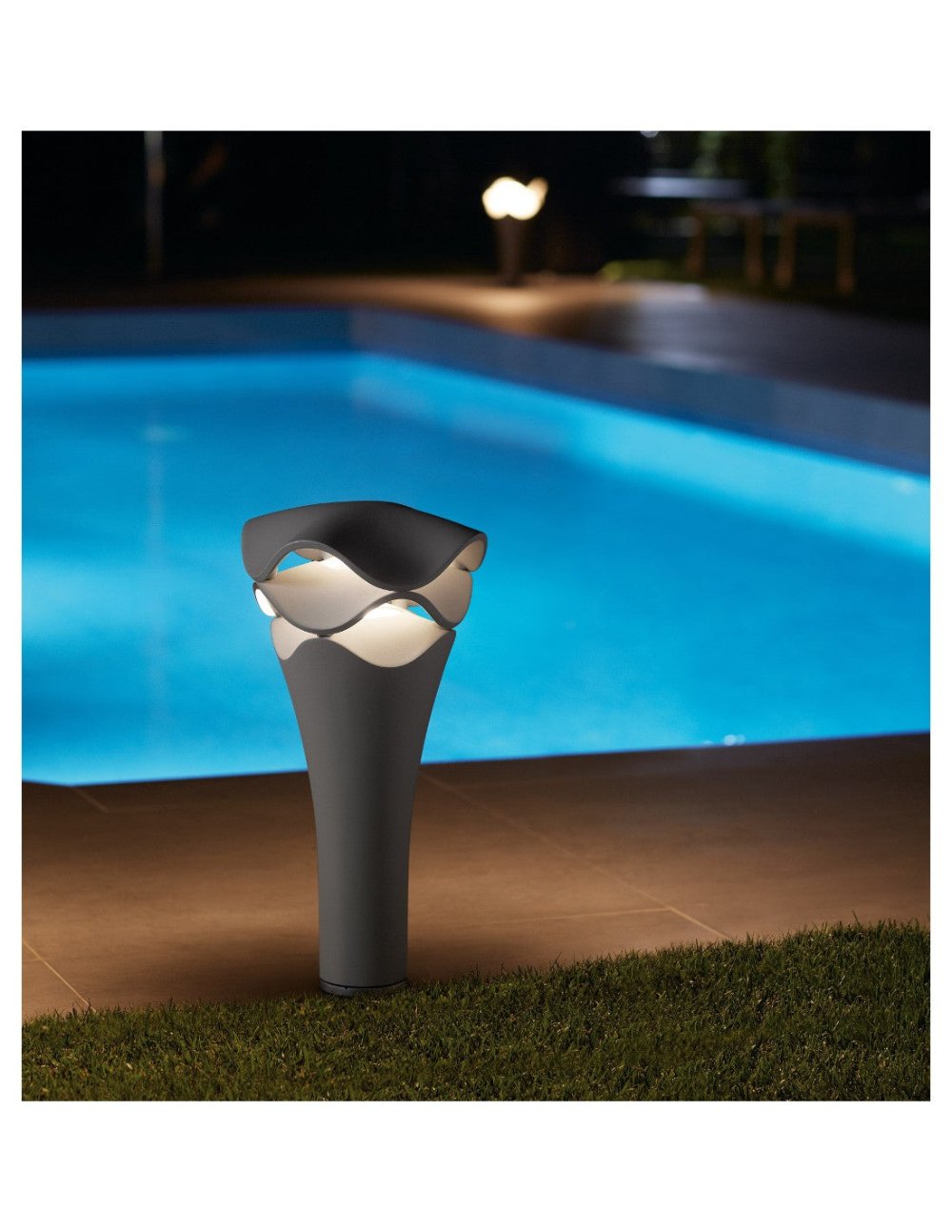 Cornet Bollard, 52 cm, Stone Grey, LED, 8W, Triac Dim, IP66
