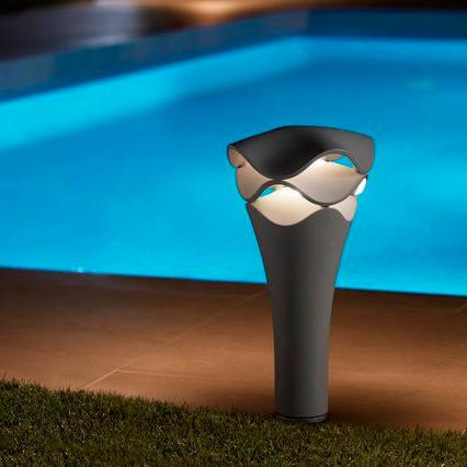 Cornet Bollard, 27 cm, Stone Grey, LED, 8W, Triac Dim, IP66