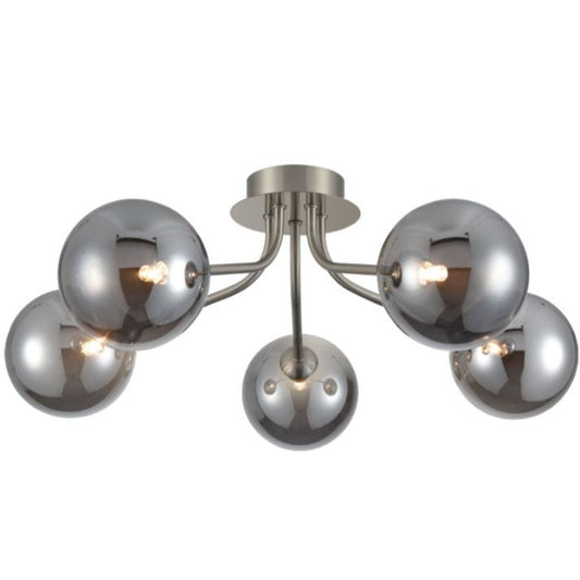 Cosmic Ceiling Light, Satin Nickel, G9, IP20