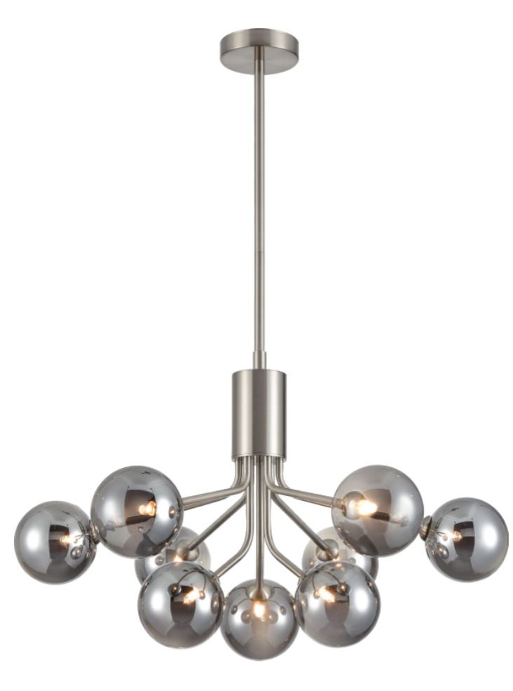 Cosmic Pendant or Ceiling Light, Nickel, G9, IP20