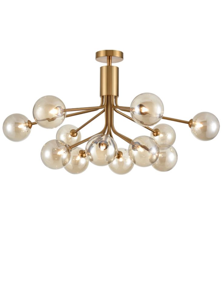 Cosmic Pendant or Ceiling Light, Antique Gold, G9, IP20