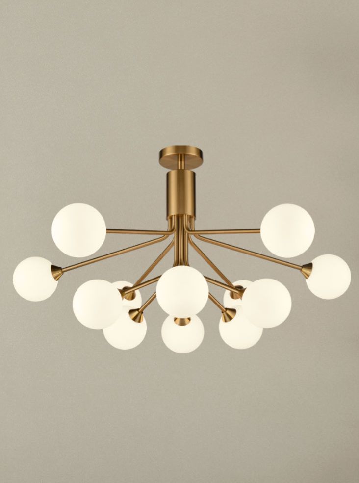 Cosmic Pendant or Ceiling Light, Antique Gold, G9, IP20