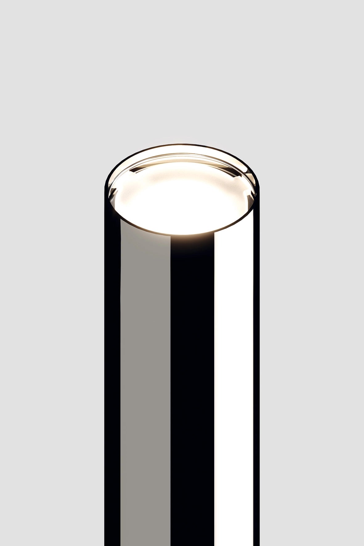 Croma Floor Lamp, Ombre Glossy Bronze Chrome, LED, Touch Dim, IP20