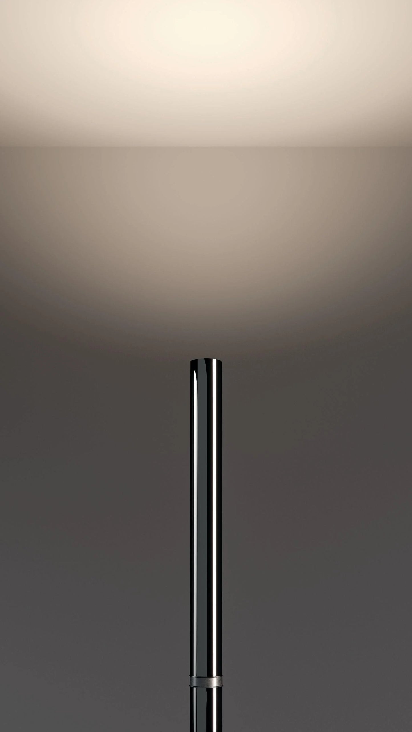 Croma Floor Lamp, Ombre Glossy Bronze Chrome, LED, Touch Dim, IP20