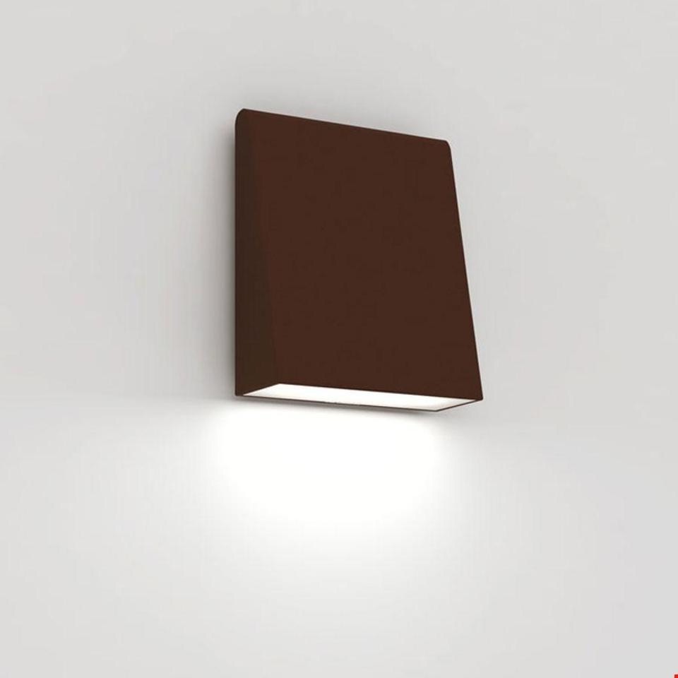 Cuneo Wall or Ground Light, Large, Rust, LED, On/Off, IP65