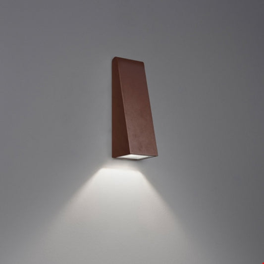 Cuneo Wall or Ground Light, Small, Rust, LED, On/Off, IP65