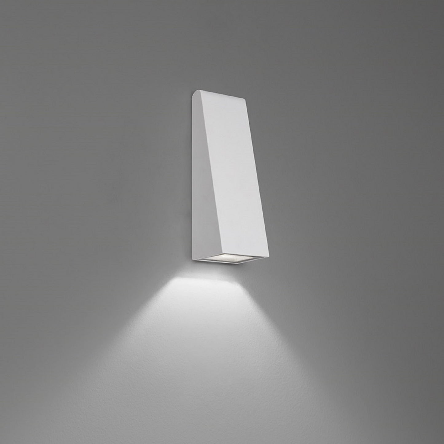 Cuneo Wall or Ground Light, Small, Grey White, LED, On/Off, IP65