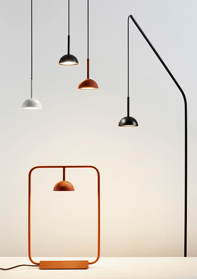 Cupolina Reading Floor Lamp, Terracotta, LED, On/Off, IP20
