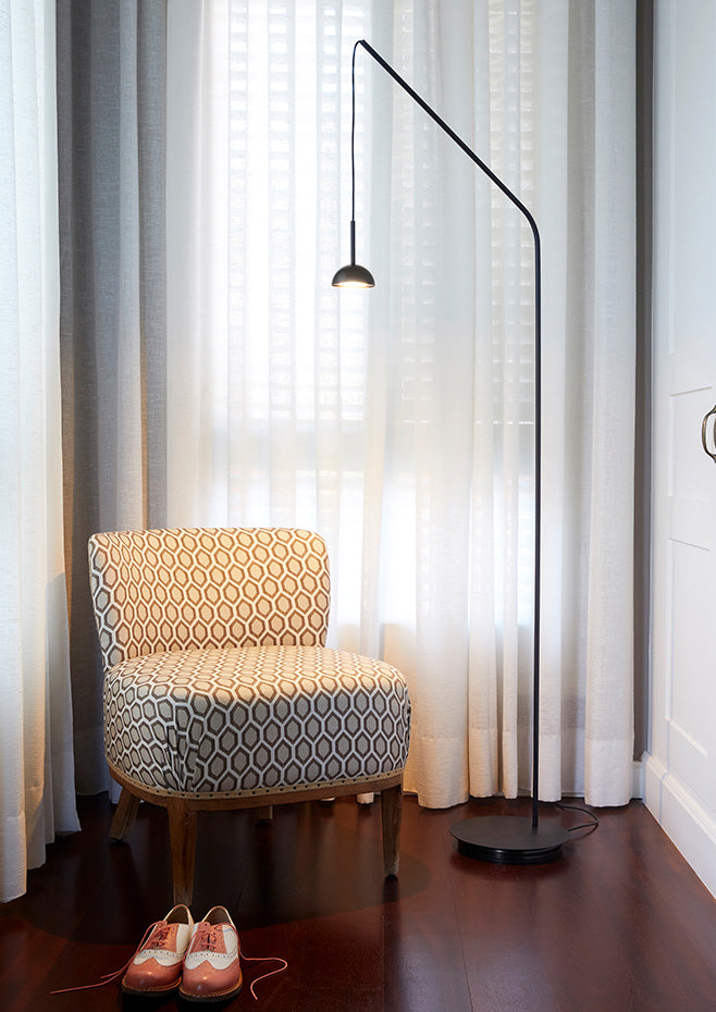 Cupolina Reading Floor Lamp, White, LED, On/Off, IP20