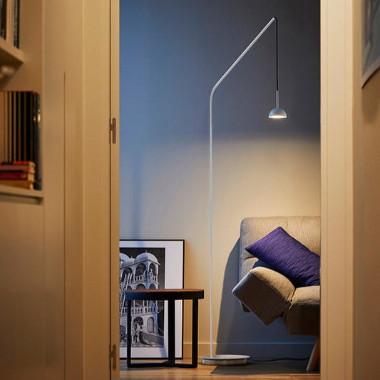 Cupolina Reading Floor Lamp, White, LED, On/Off, IP20