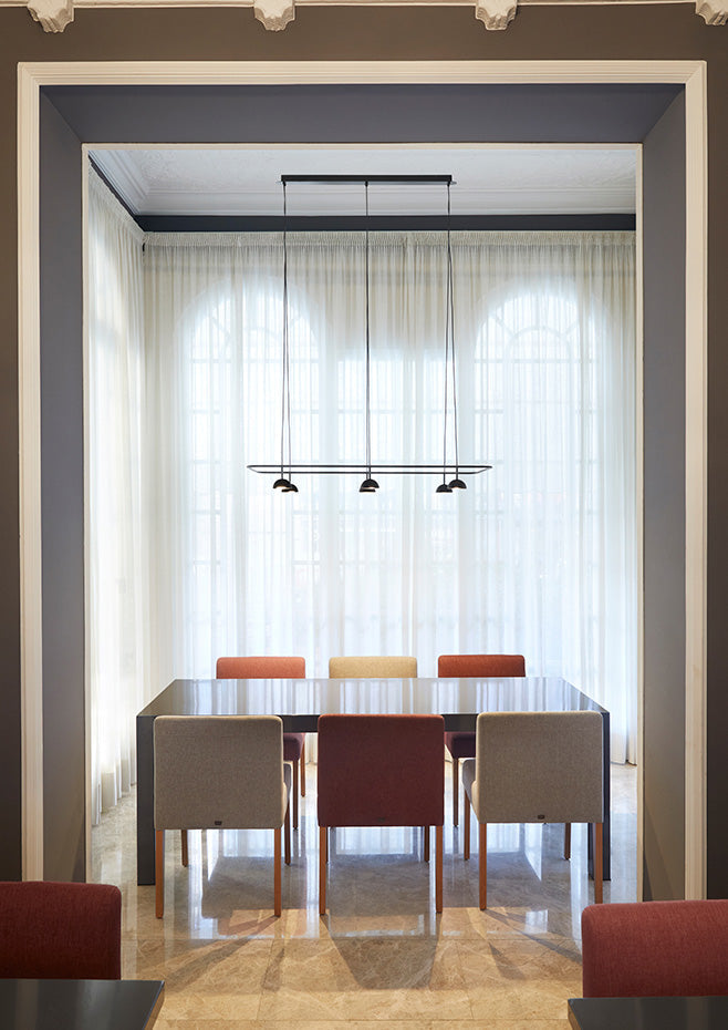 Cupolina Horizontal Pendant, White, LED, Triac Dim, IP20