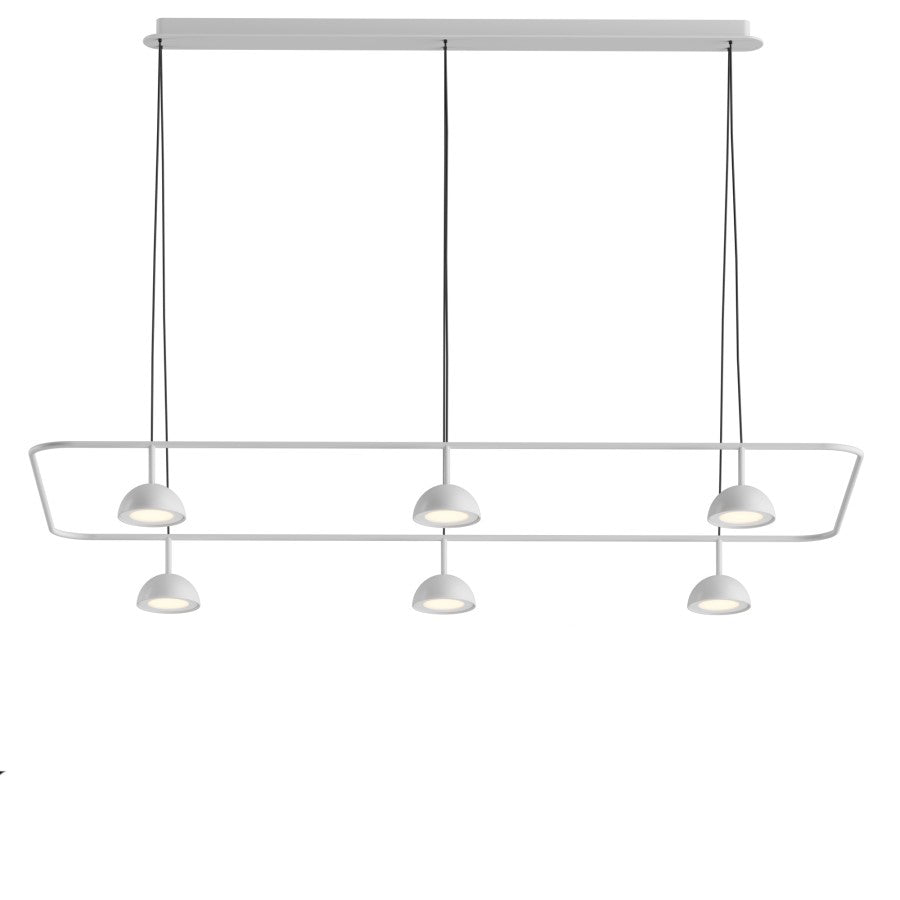 Cupolina Horizontal Pendant, White, LED, Triac Dim, IP20