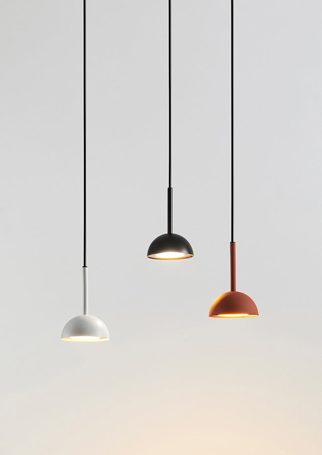 Cupolina Pendant, Black, LED, Recessed Mount, Triac Dim, IP20