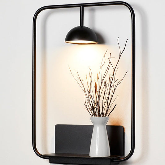 Cupolina Wall Light, Black, LED, On/Off, IP20