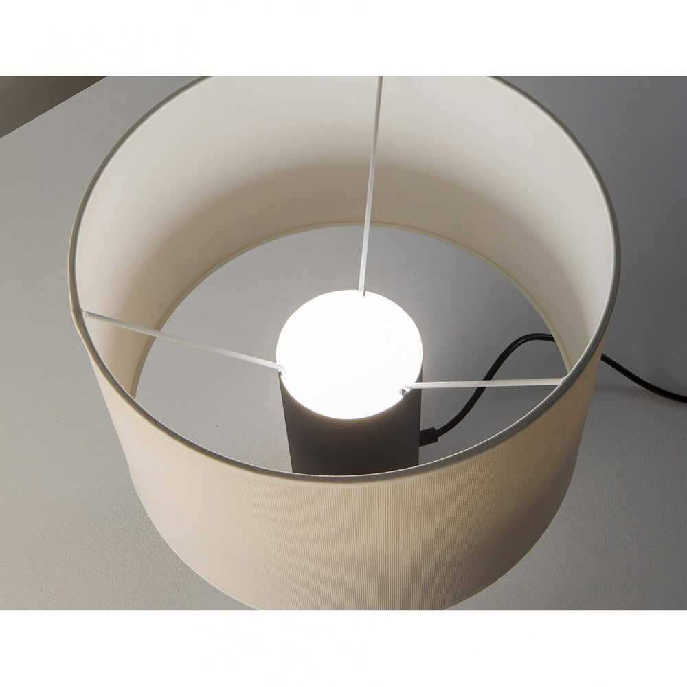 Cyls Table Lamp with Shade and Beige, E27, IP20