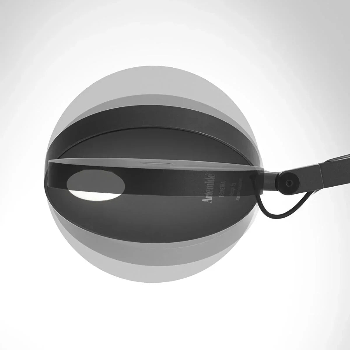 Demetra 2 Arm Adjustable Reading Wall Light, Anthracite, LED, Touch Dimmer, IP20