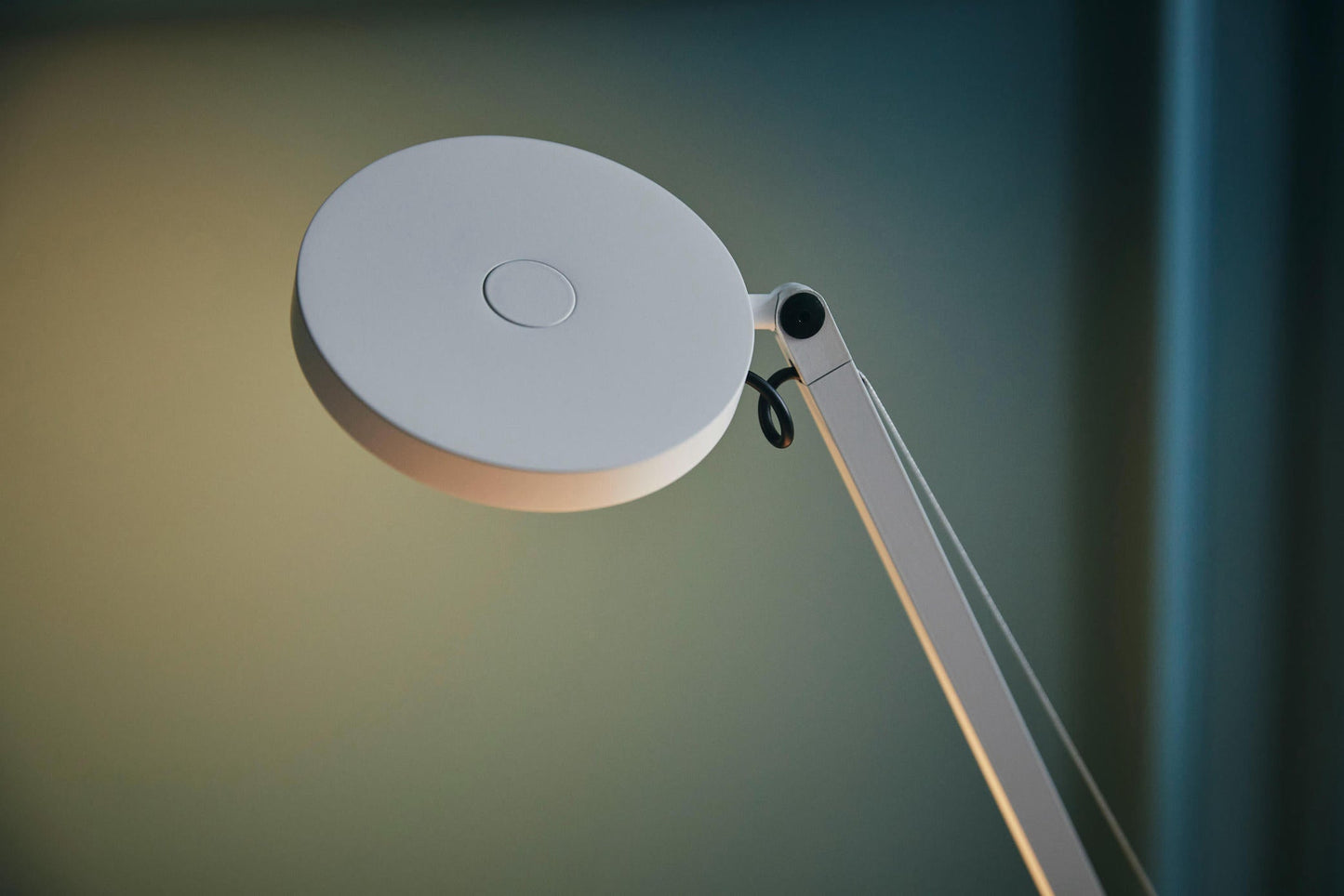 Demetra 2 Arm Adjustable Reading Wall Light, White, LED, Touch Dimmer, IP20