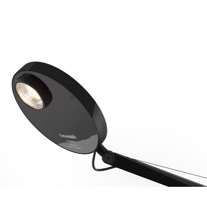 Demetra Adjustable Reading Floor Lamp, Black, LED, Touch Dimmer, IP20