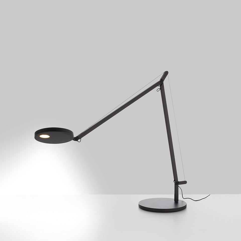 Demetra 2 Arm Adjustable Reading Table Lamp, Black, LED, Touch Dimmer, IP20