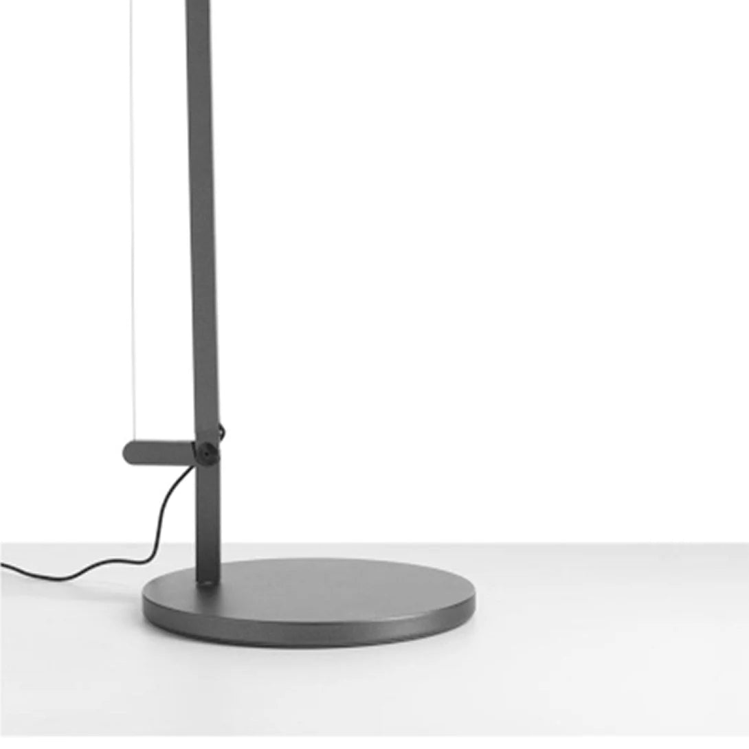 Demetra Single Arm Adjustable Reading Table Lamp, Anthracite, LED, Touch Dimmer, IP20