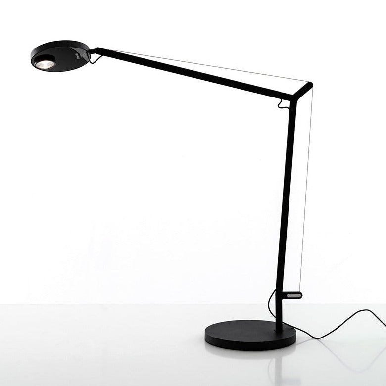 Demetra 2 Arm Adjustable Reading Table Lamp, Black, LED, Touch Dimmer, IP20