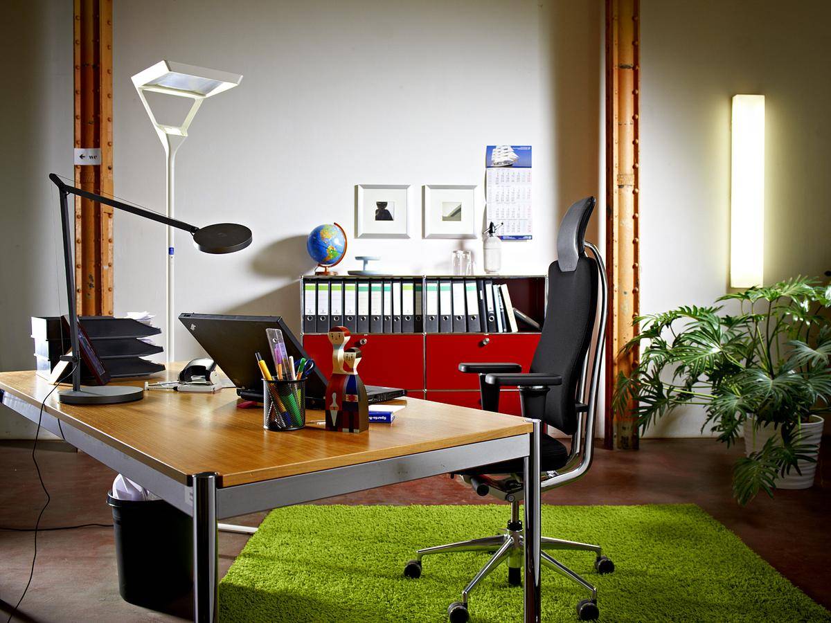 Demetra 2 Arm Adjustable Reading Table Lamp, Anthracite, LED, Touch Dimmer, IP20
