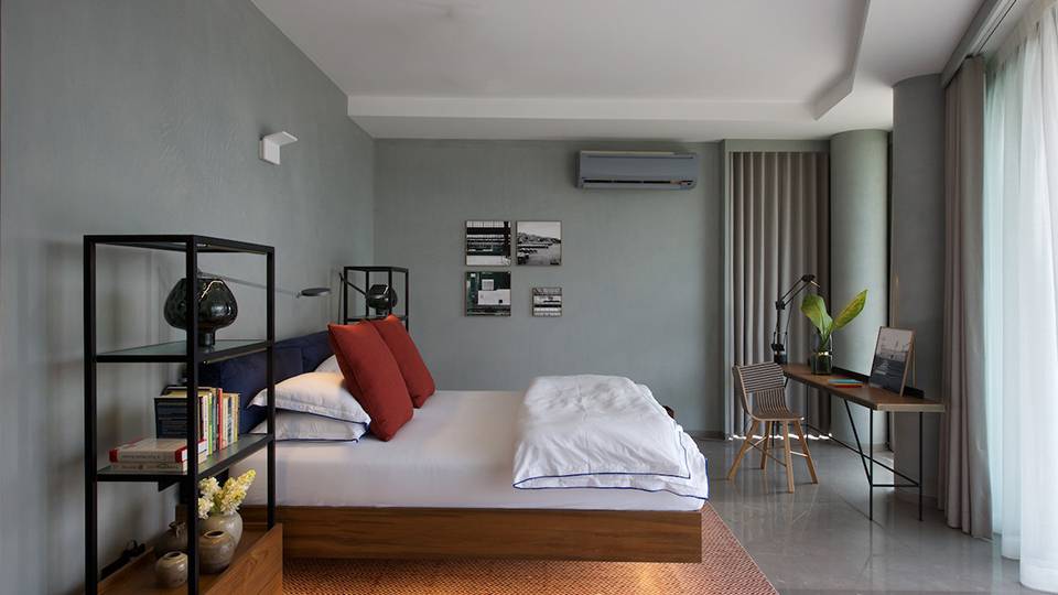 Demetra 2 Arm Adjustable Reading Wall Light, Black, LED, Touch Dimmer, IP20