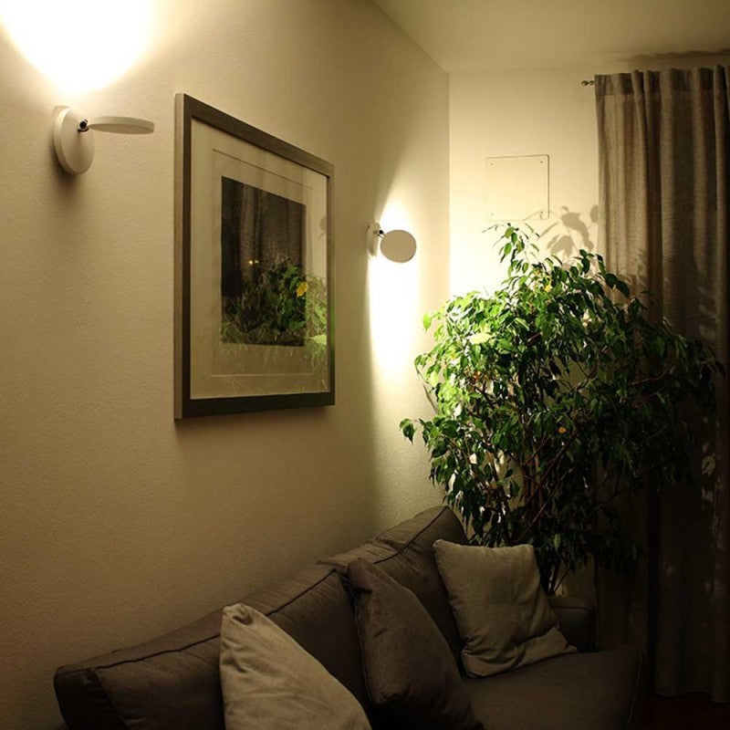 Demetra Adjustable Reading Wall Spot Light, Black, LED, On/Off, IP20