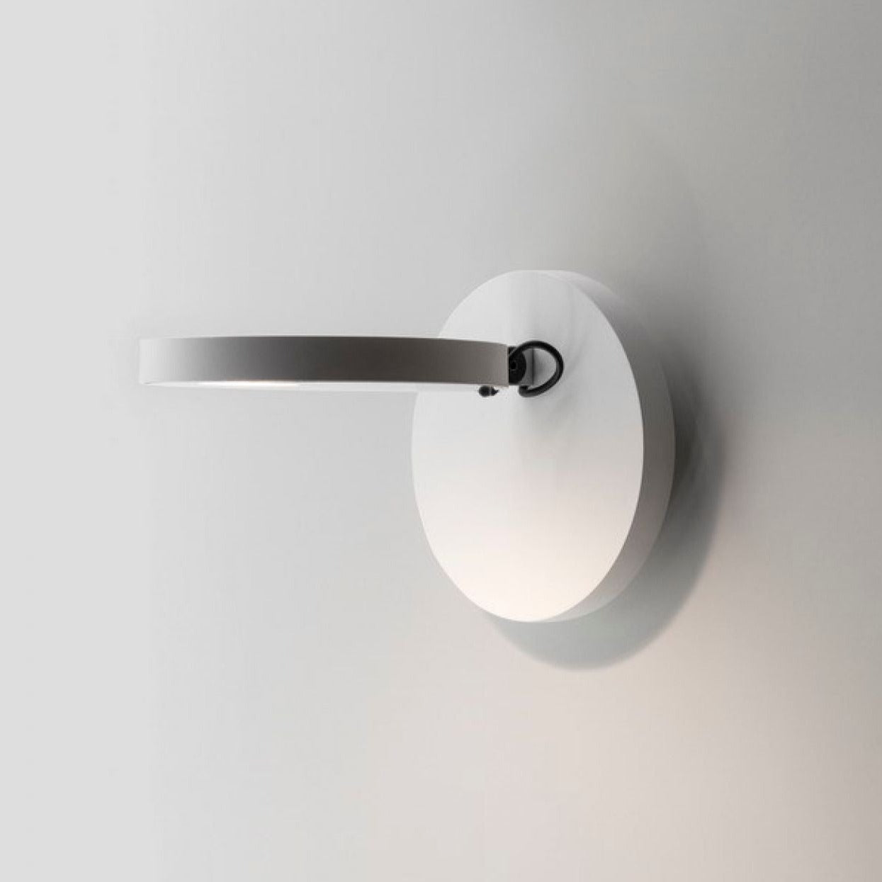 Demetra Adjustable Reading Wall Spot Light, Black, LED, On/Off, IP20
