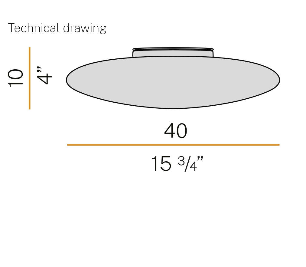 Disco Ceiling or Wall, White Glass, E27, IP20