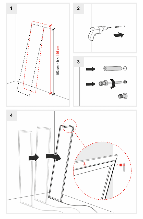 Discovery Floor Lamp, LED Tunable White, Floor Switch Dim and App Dim, IP20