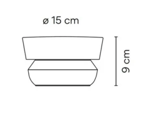 Dots Bollard, Small, Halo, Beige, LED, IP65