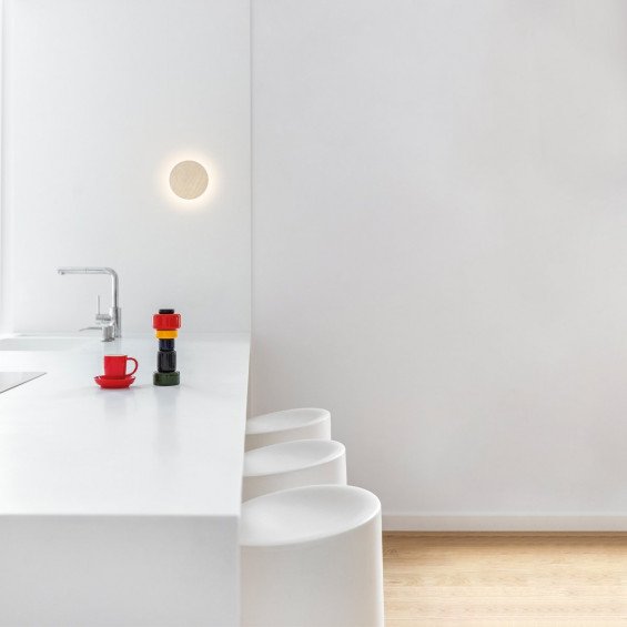 Dots Wall, Halo, Wood American Oak, 4.5W, LED, Dim