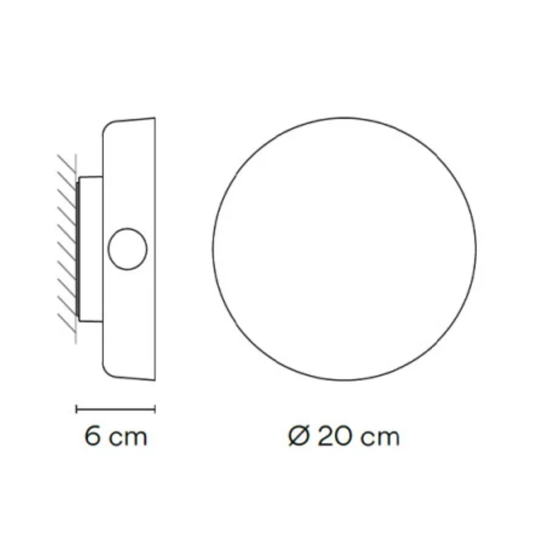 Dots Wall, 1 Beam, Green, LED, 5W, IP65