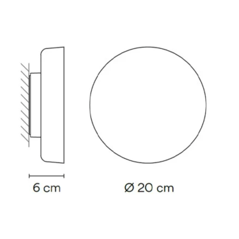 Dots Wall, Halo, Beige, LED, 4.5W, IP65