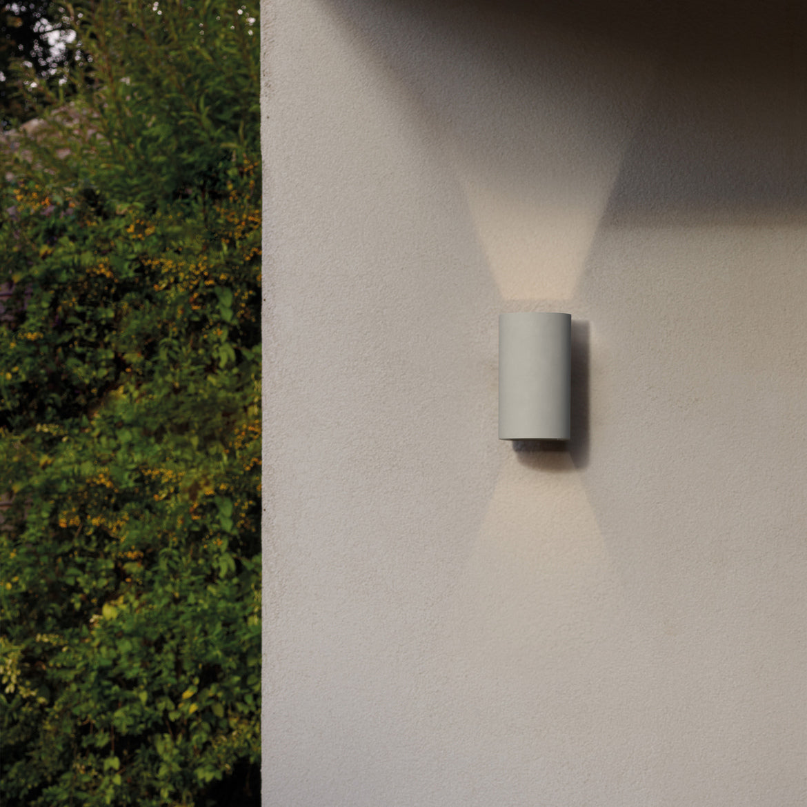 Dunbar 160, Wall Light, 2 Beams, Concrete, LED, On/Off, IP65