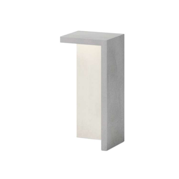 Empty Bollard, Rectangle, Small, Concrete, LED, 8.6W, On/Off, IP66