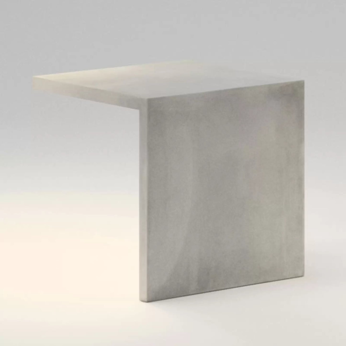 Empty Bollard, Square, Large, Concrete, LED, 17.2W, On/Off, IP66