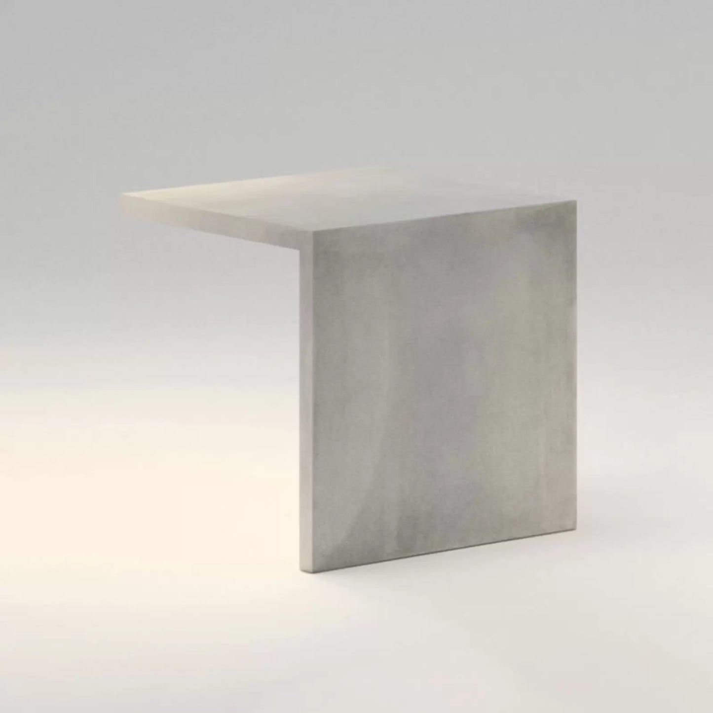 Empty Bollard, Square, Small, Concrete, LED, 8.6W, On/Off, IP66