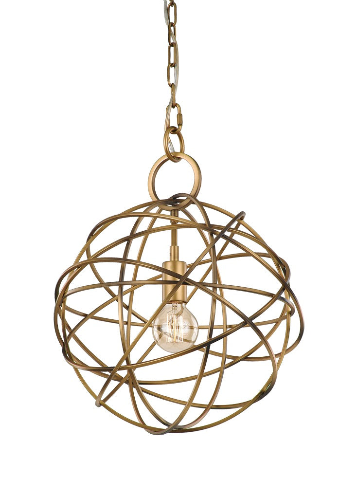 Orbit Pendant, Matte Gold, E27, IP20