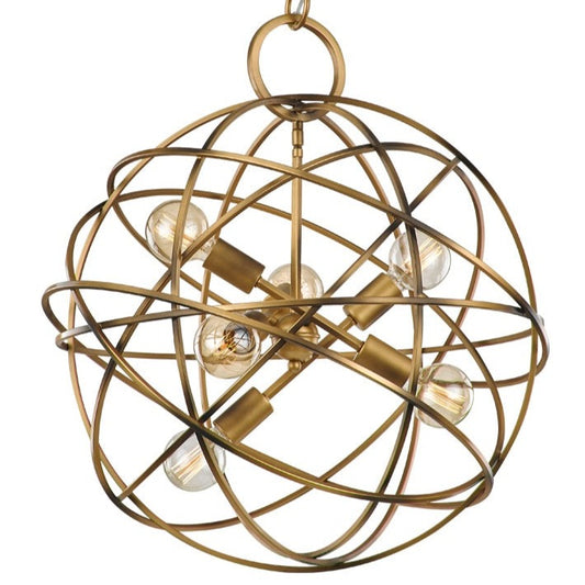 Orbit Pendant, Matte Gold, E27, IP20