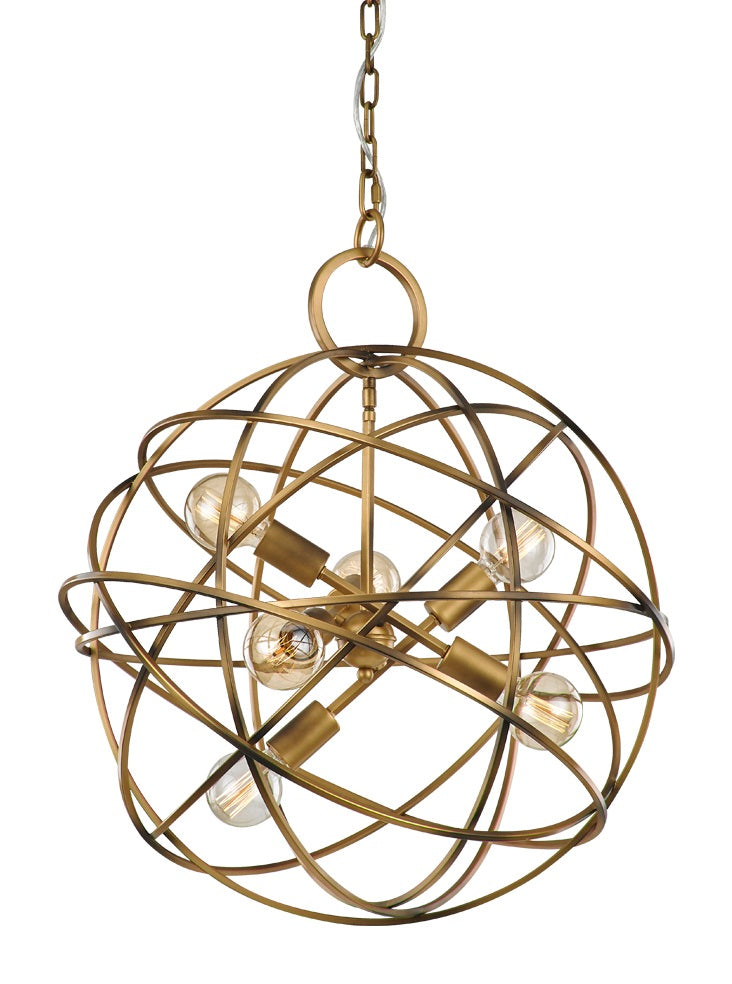 Orbit Pendant, Matte Gold, E27, IP20