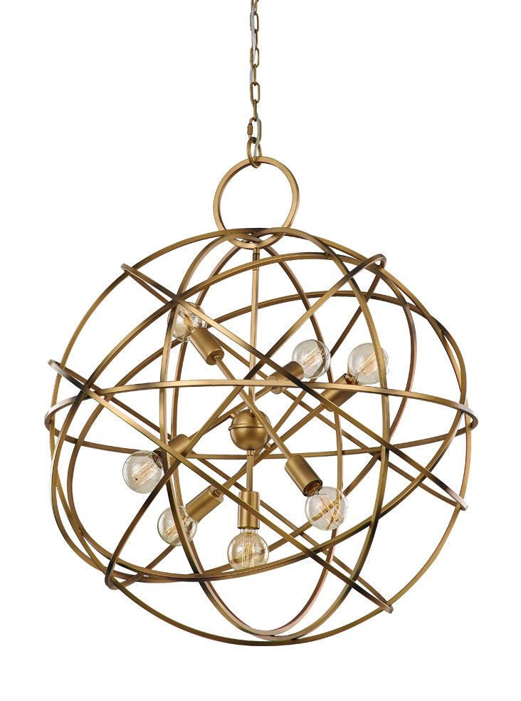 Orbit Pendant, Matte Gold, E27, IP20