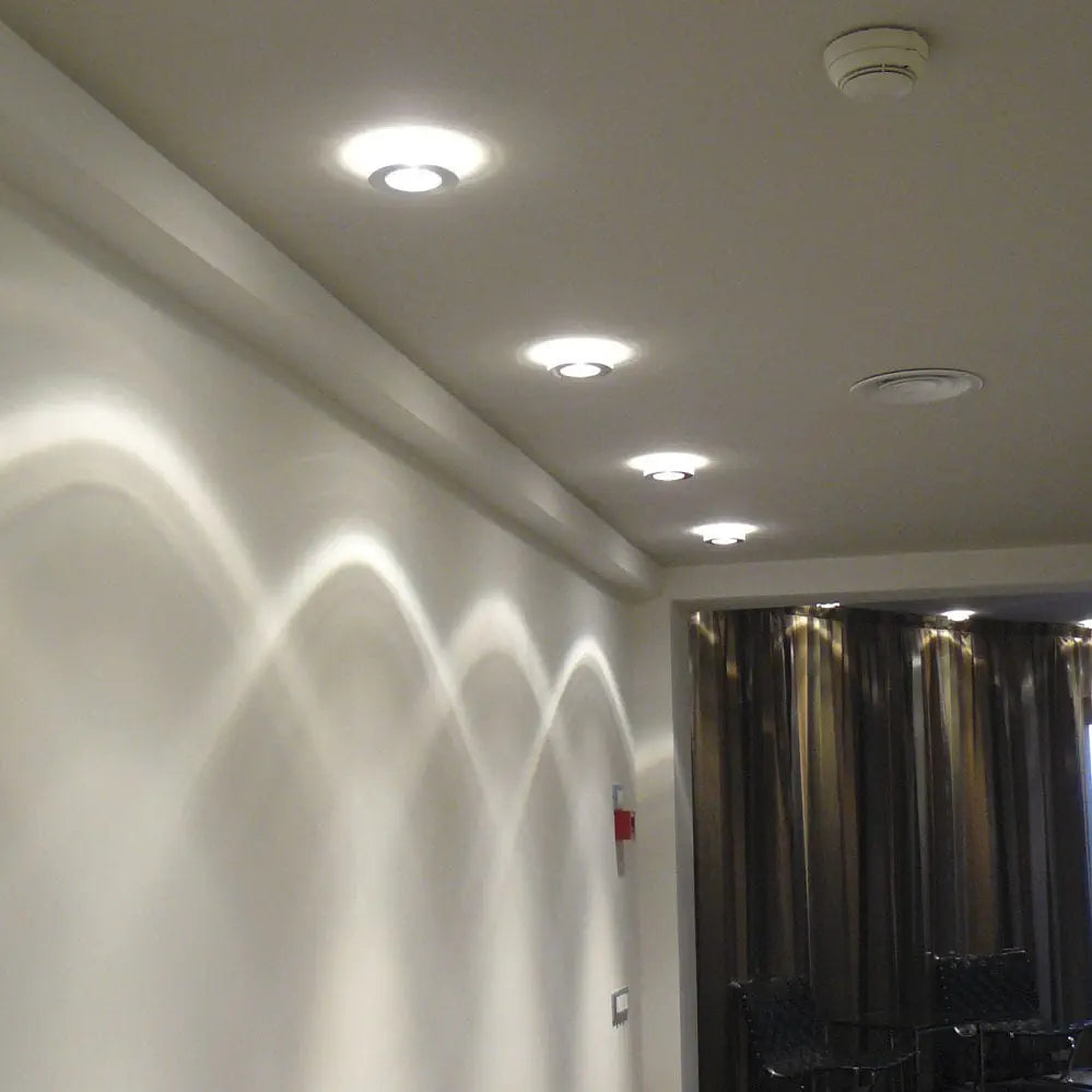 Faretti Lui Semi-Flush Downlight, Clear Glass, GU10, IP20