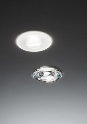 Faretti Jnat Semi-Flush Downlight, Clear Glass, GU10, IP44